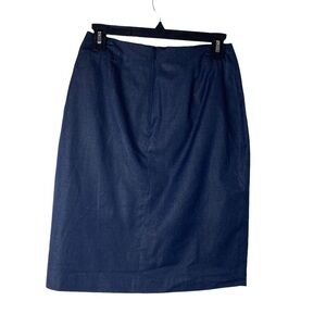 346 Brooks Brothers Navy Blue Pencil Skirt.  Sz 2